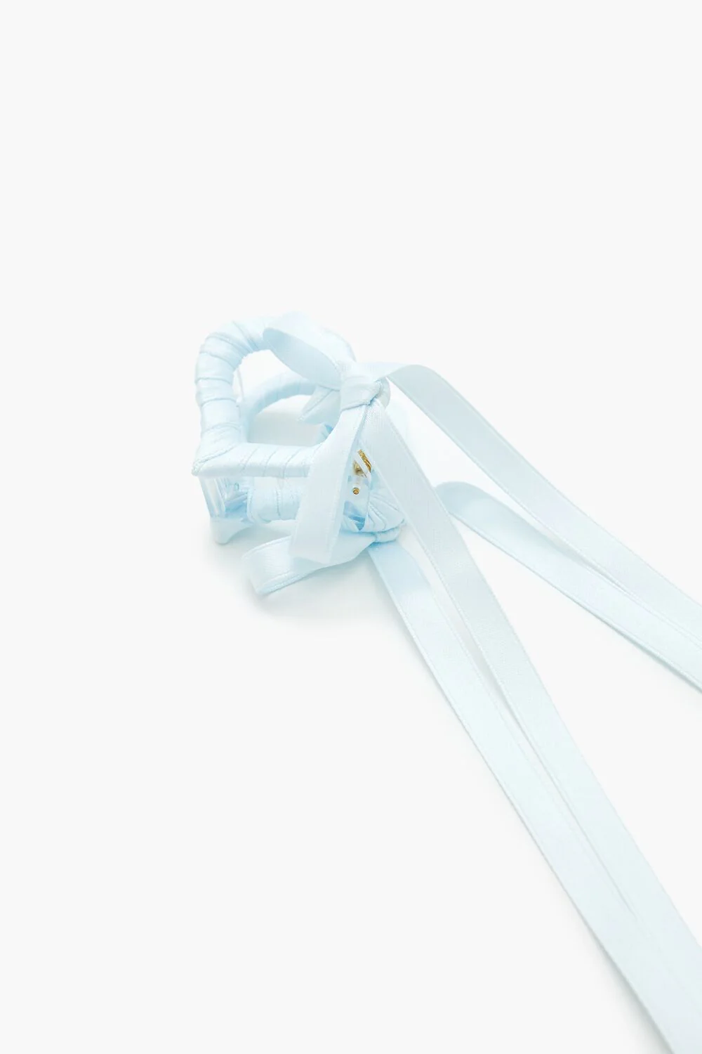 Wrapped Bow Claw Hair Clip - Image 4