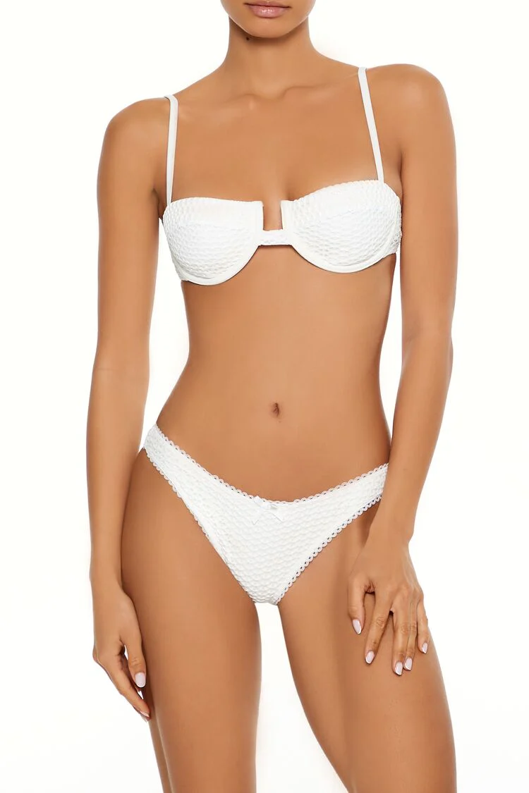 Crochet High-Leg Bikini Bottoms - Image 3