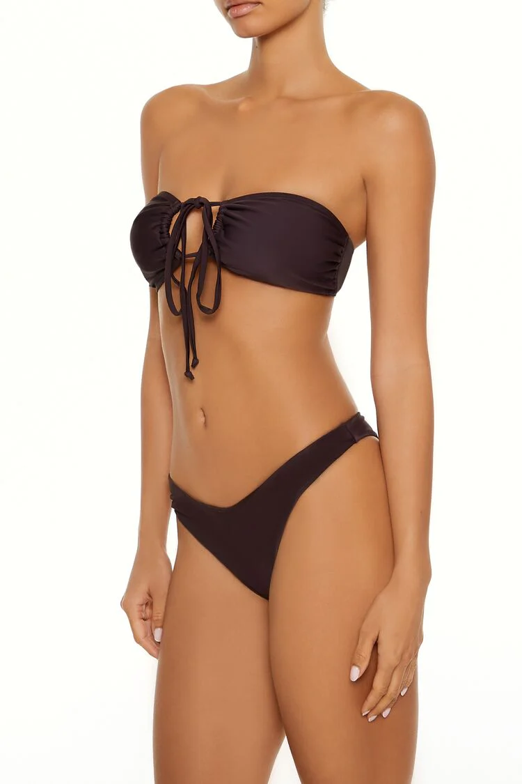 Essentials High-Leg Bikini Bottoms - Image 4