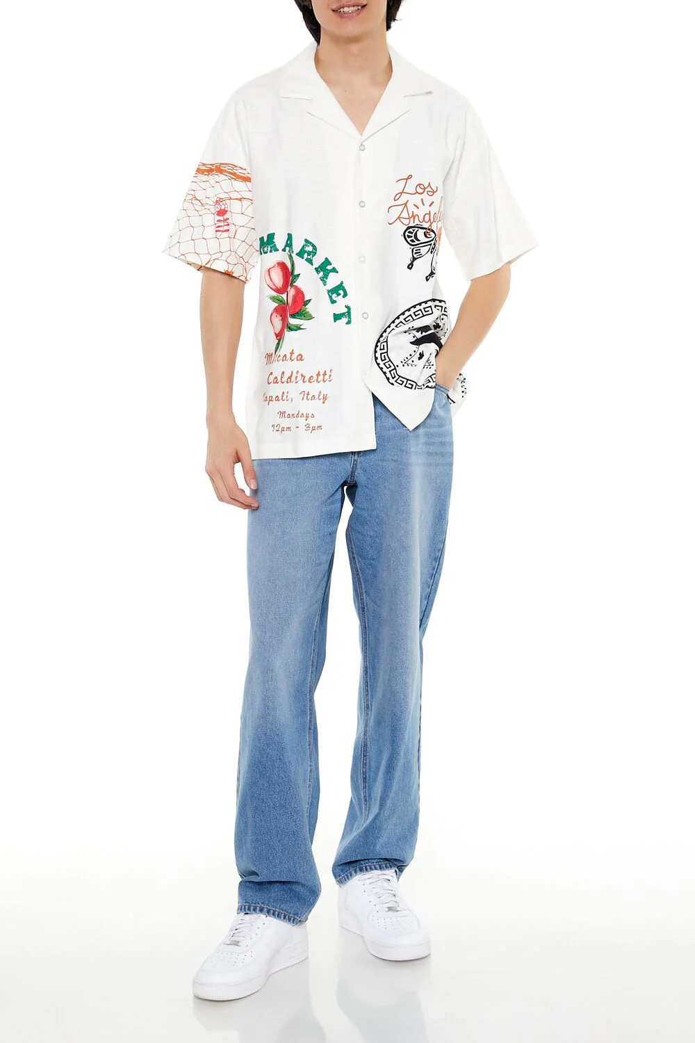 Market Motif Graphic Shirt - Image 2