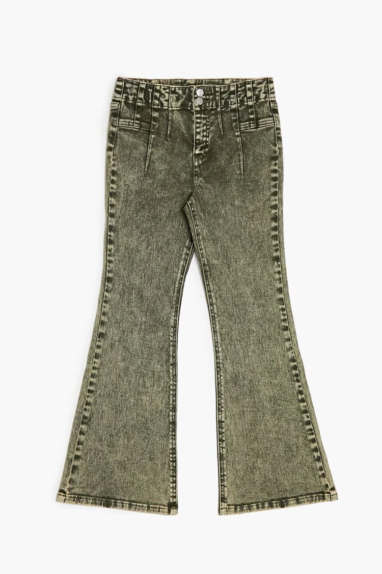 Girls High-Rise Flare Jeans (Kids) - Image 3