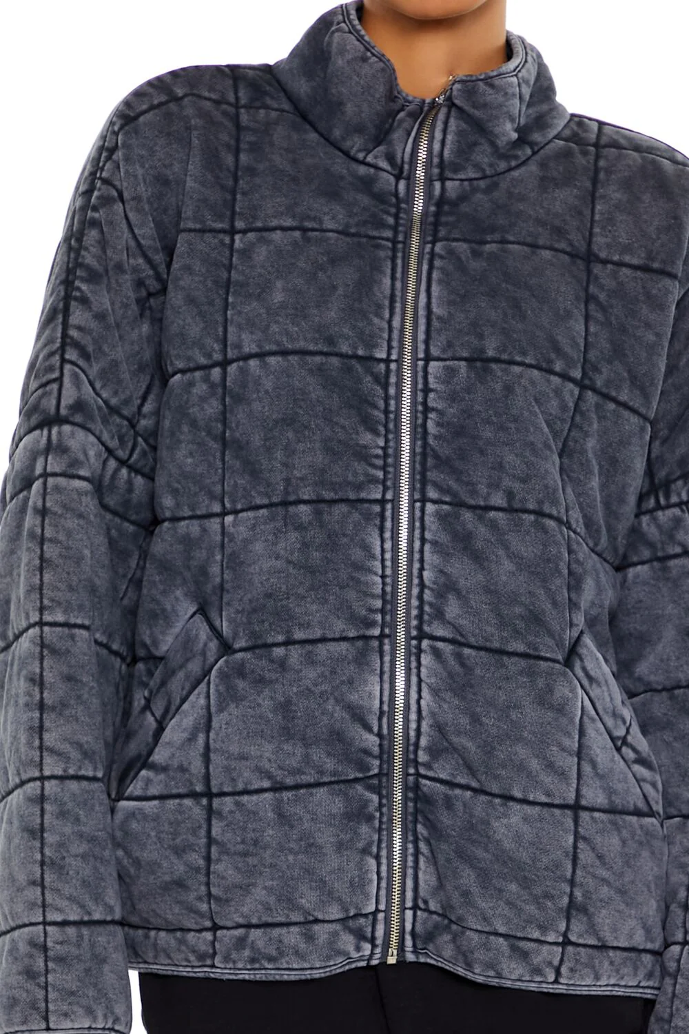 Quilted Zip-Up Jacket - Image 3