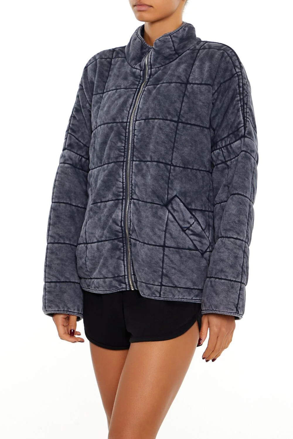 Quilted Zip-Up Jacket - Image 4