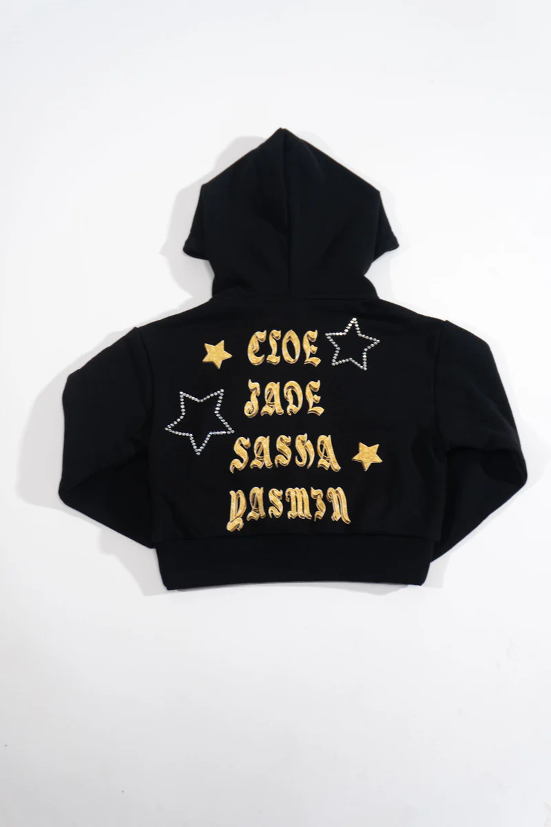 Kids Bratz Rhinestone Star Hoodie - Image 2
