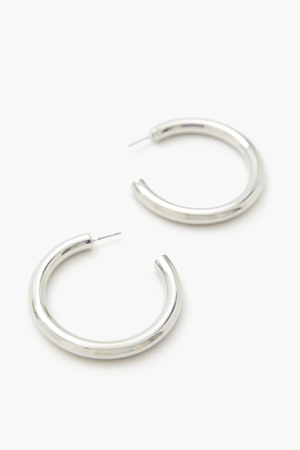 Smooth Hoop Earrings - Image 5