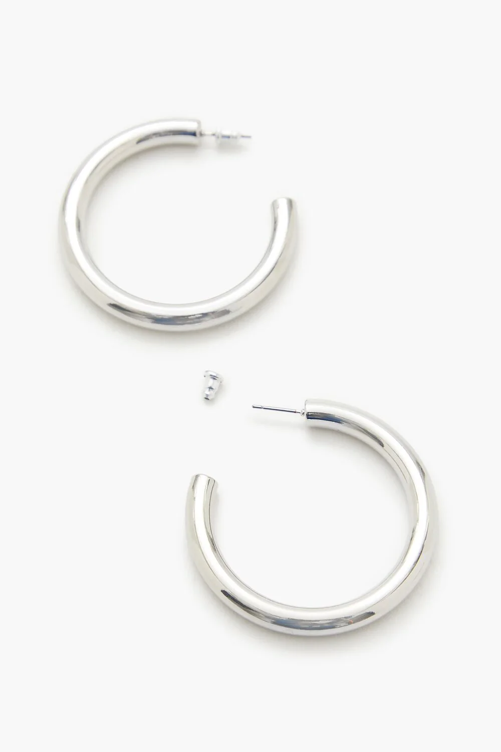 Smooth Hoop Earrings - Image 6