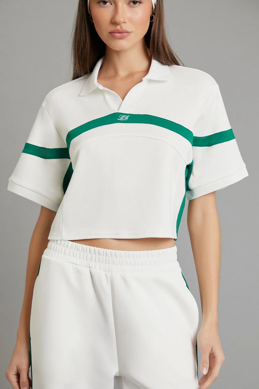 Active Striped LA Polo Shirt - Image 4