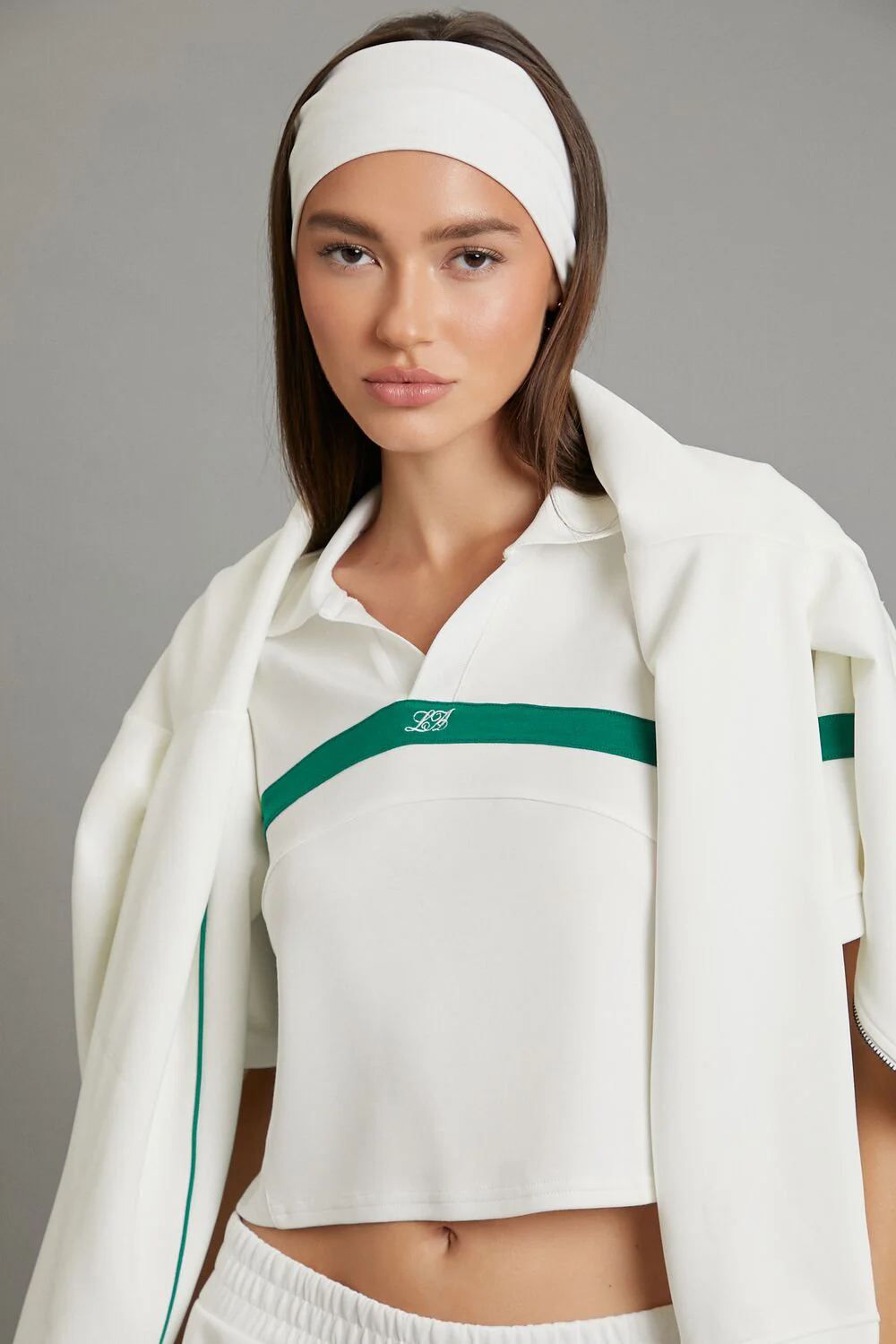 Active Striped LA Polo Shirt - Image 7