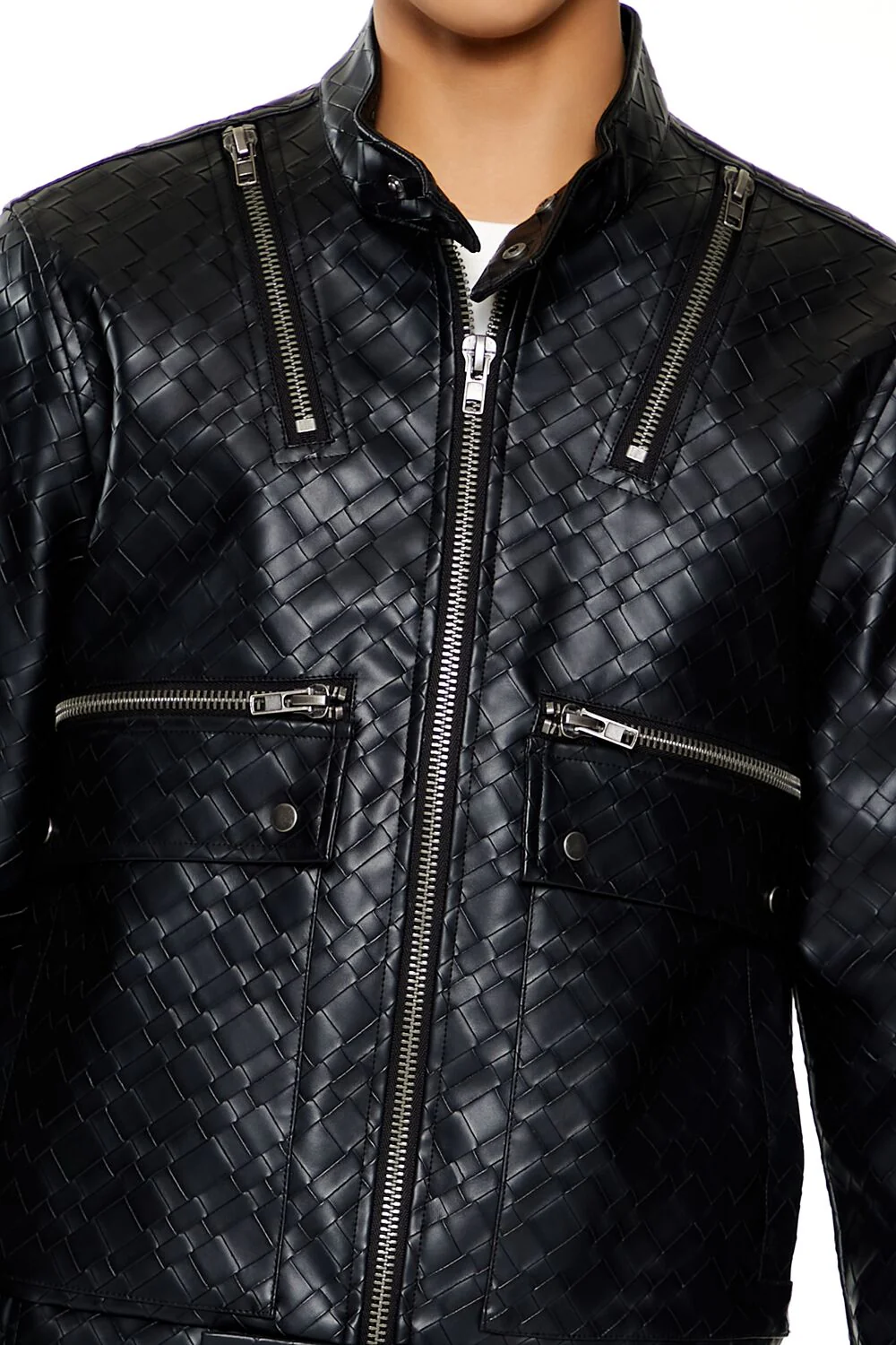 Basketwoven Trucker Jacket - Image 3