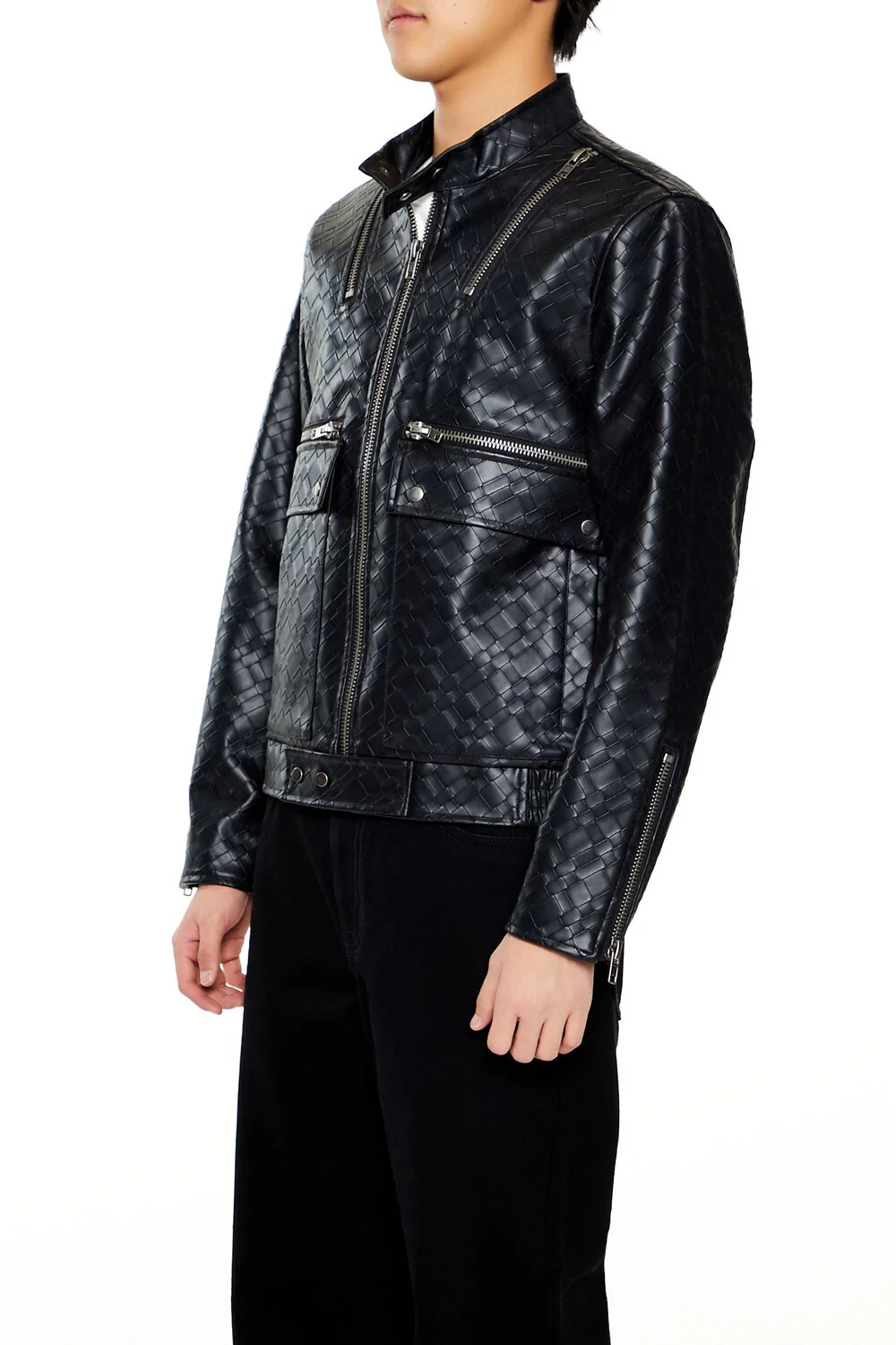 Basketwoven Trucker Jacket - Image 4