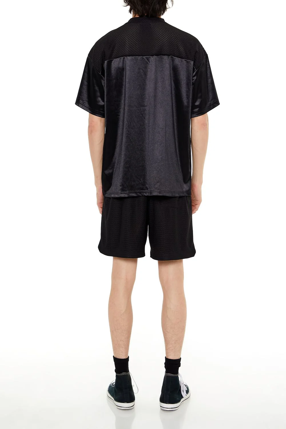Mesh Drawstring Jersey Shorts - Image 4