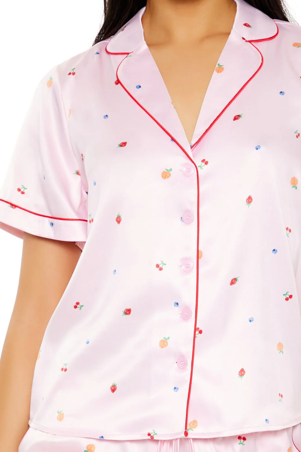 Fruit Shirt & Shorts Pajama Set - Image 3