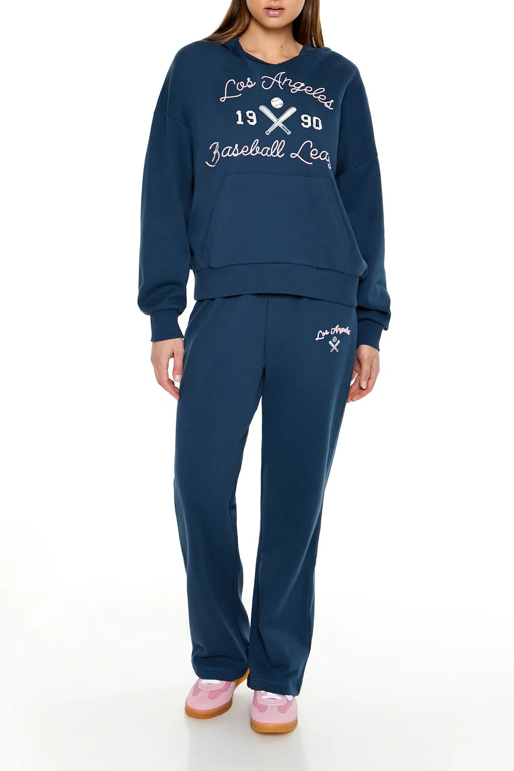 Los Angeles Embroidered Hoodie - Image 2