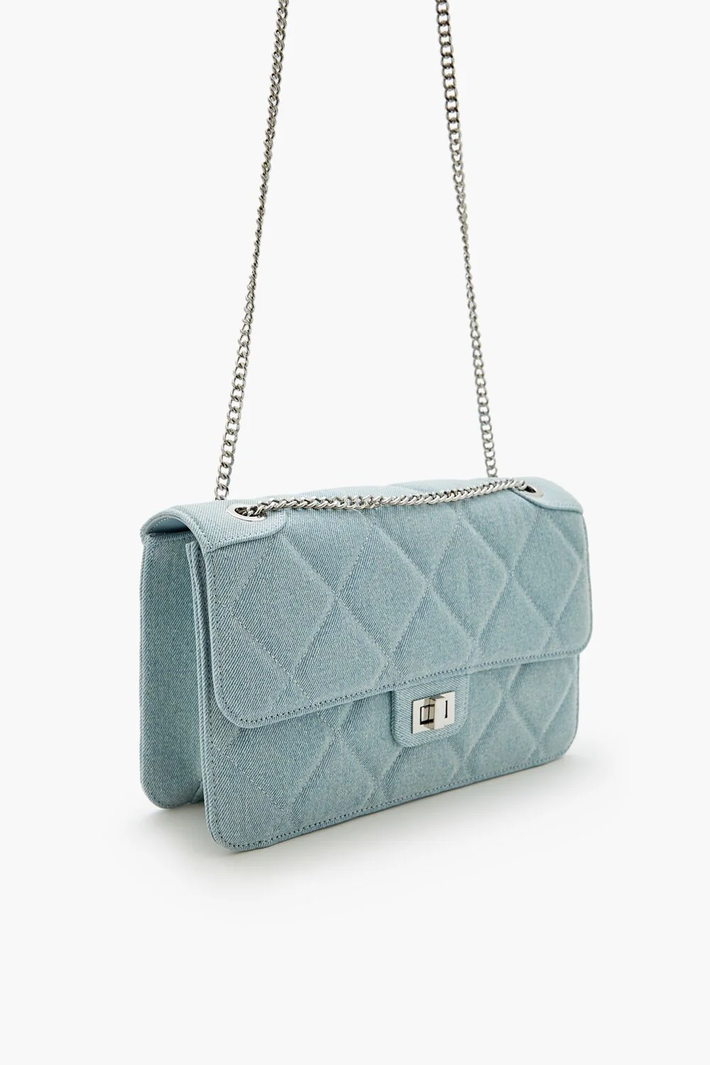 Quilted Chain-Strap Shoulder Bag - Image 2