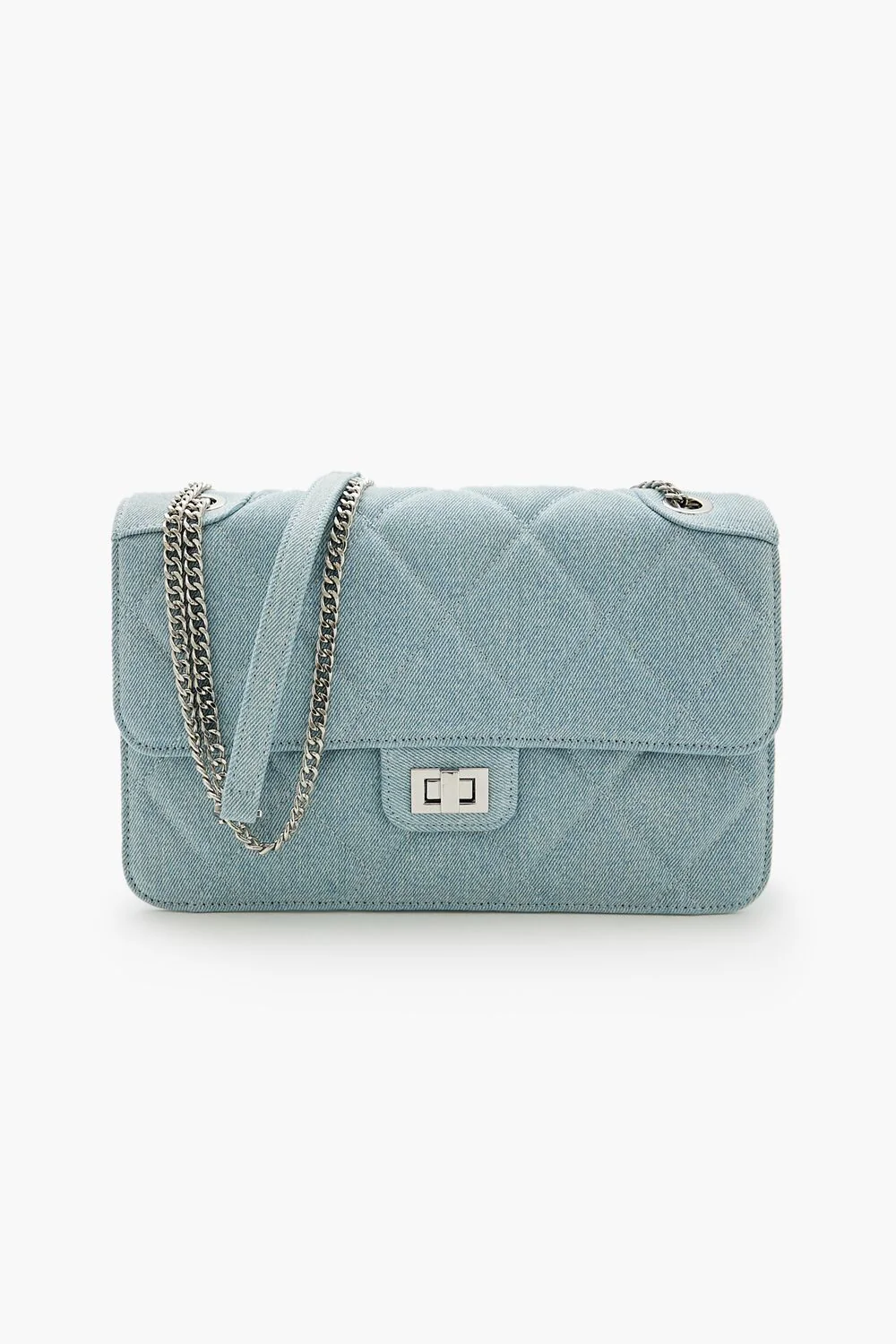 Quilted Chain-Strap Shoulder Bag - Image 6
