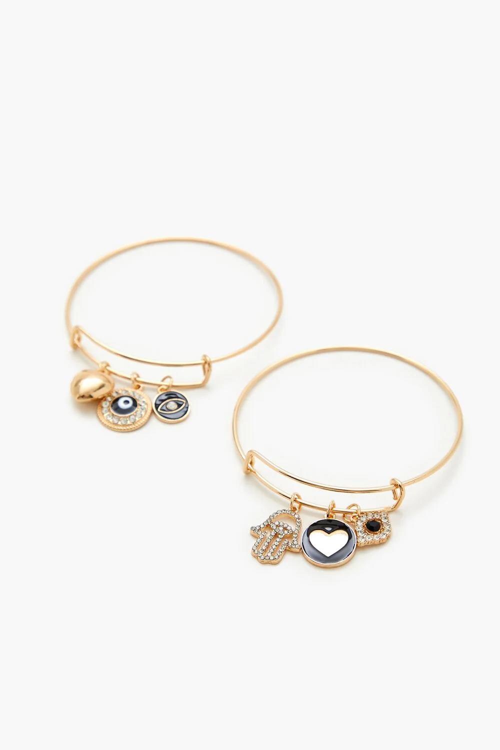 Evil Eye Bangle Bracelet Set - Image 2