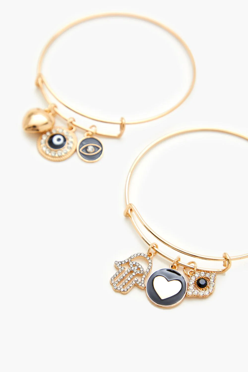 Evil Eye Bangle Bracelet Set - Image 3