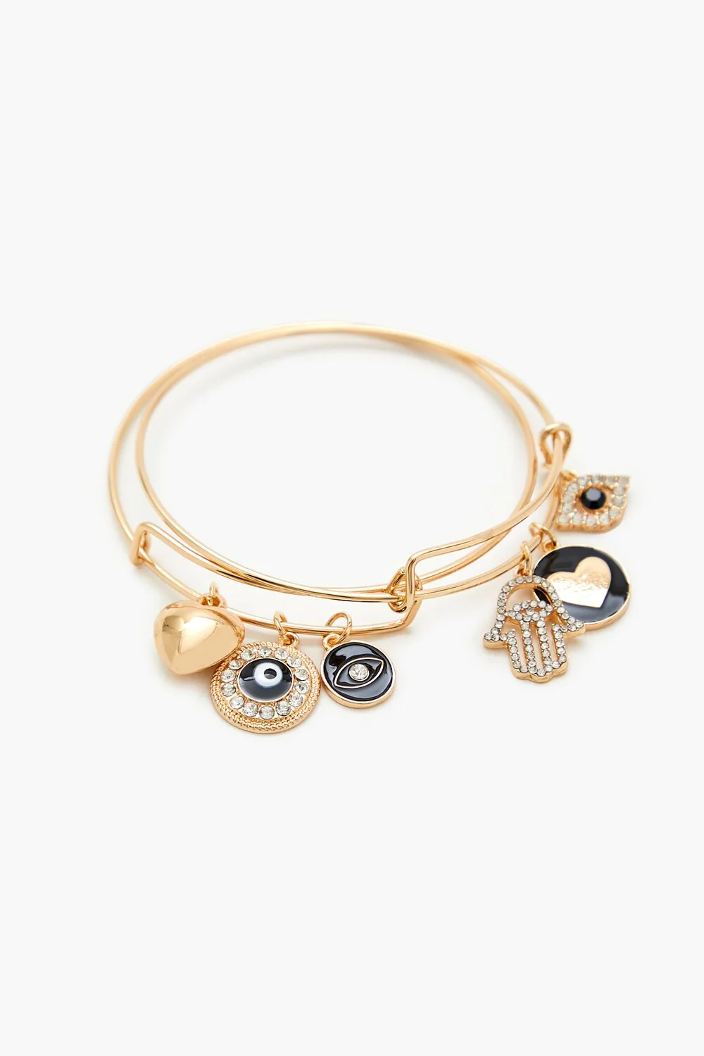 Evil Eye Bangle Bracelet Set - Image 4