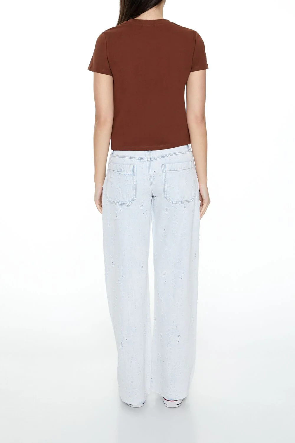 Low-Rise Baggy Wide-Leg Jeans - Image 4