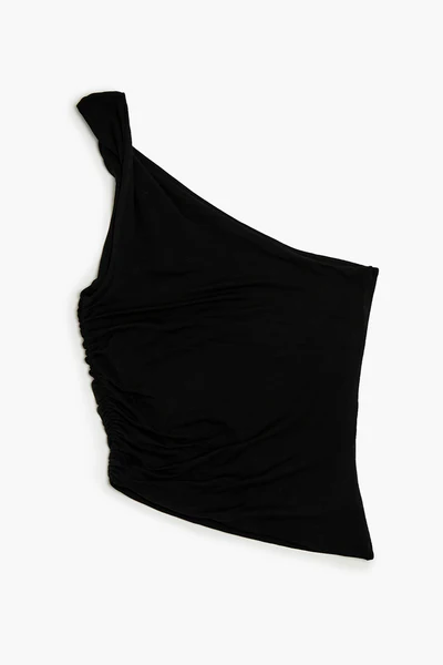 Twisted One-Shoulder Crop Top - Image 2