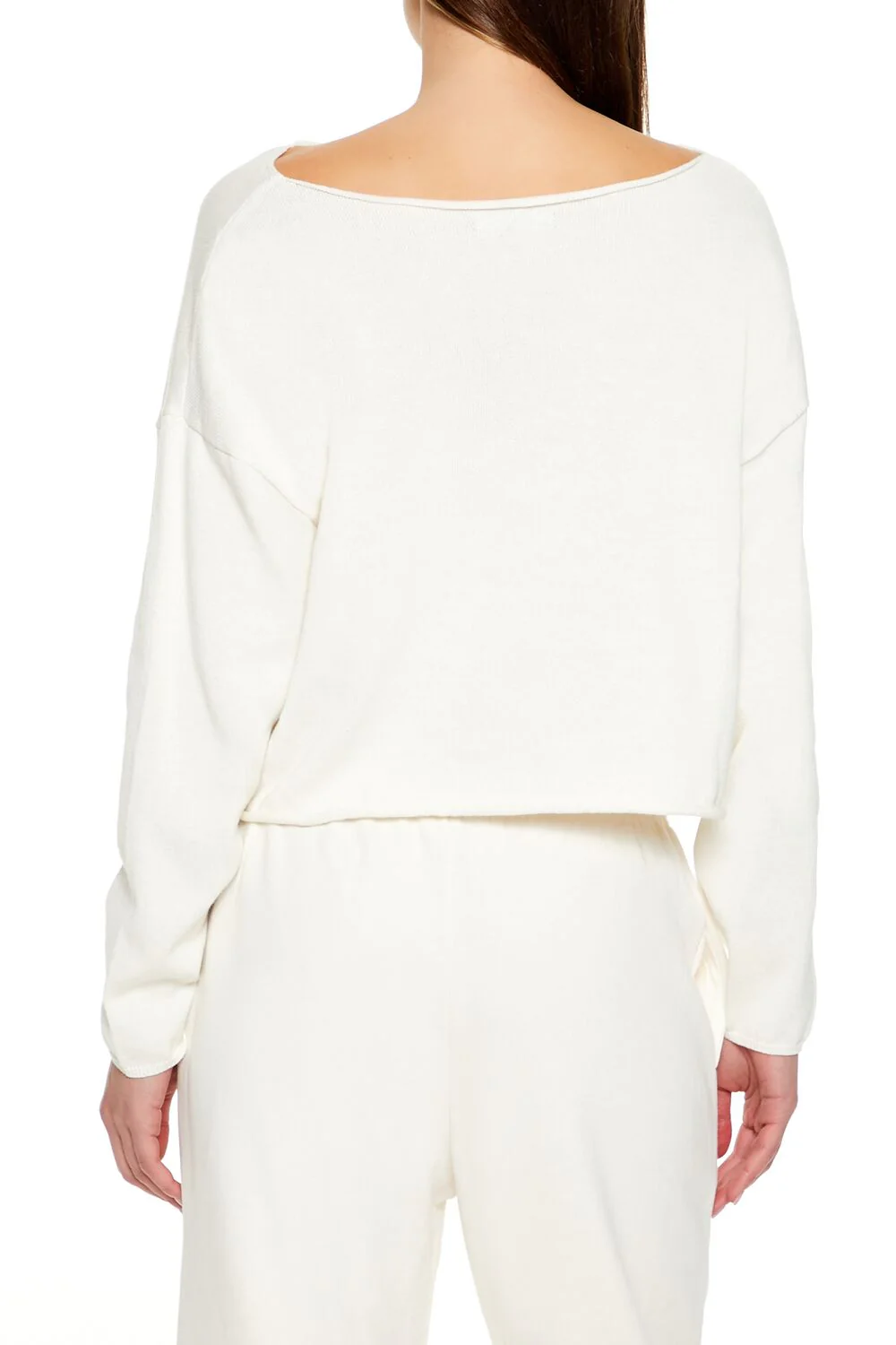 Drop-Sleeve Cropped Sweater - Image 5