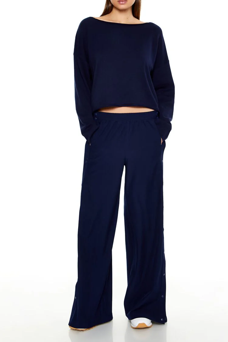 Drop-Sleeve Cropped Sweater - Image 7