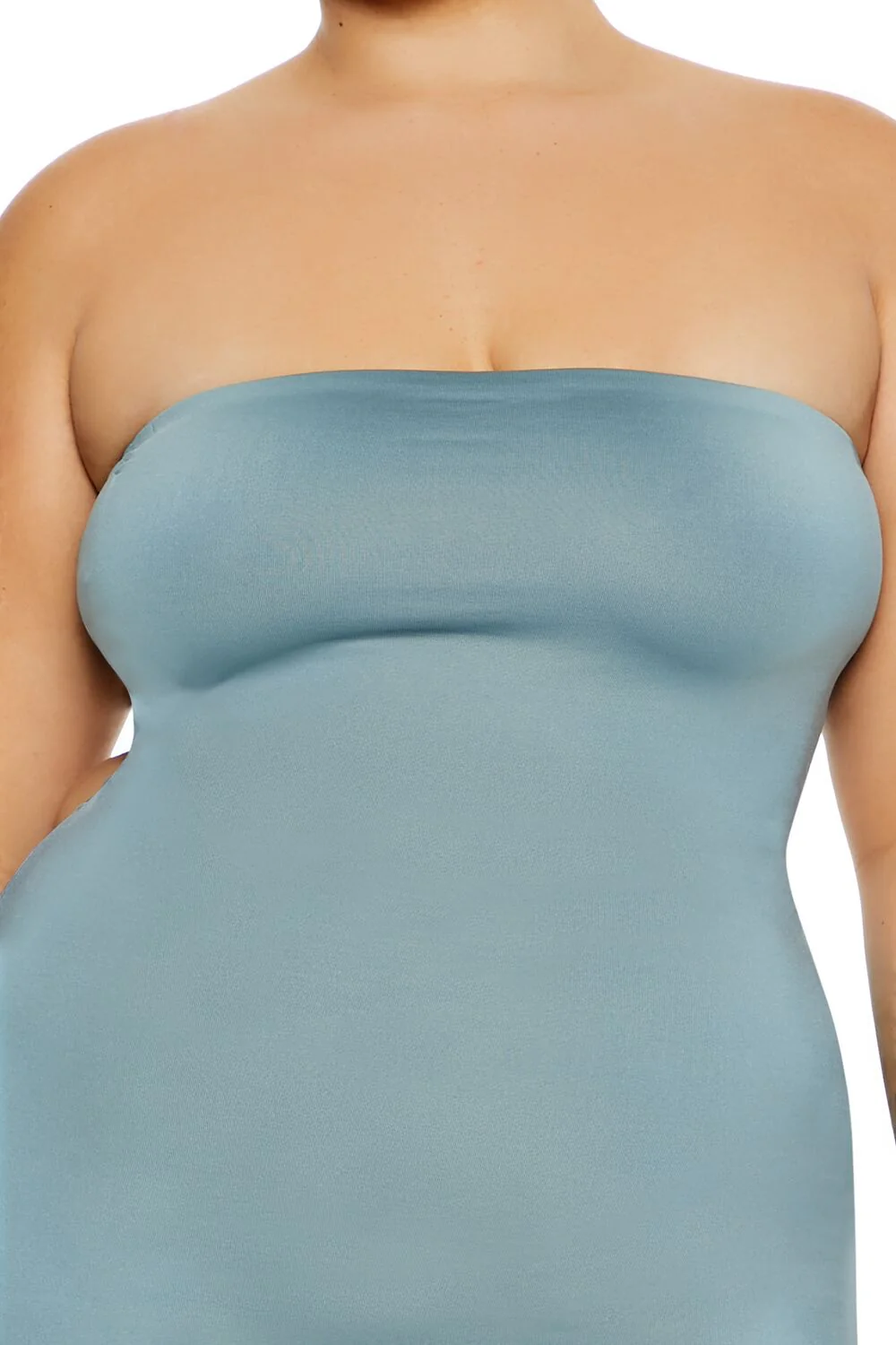 Plus Size Cutout Maxi Tube Dress - Image 12