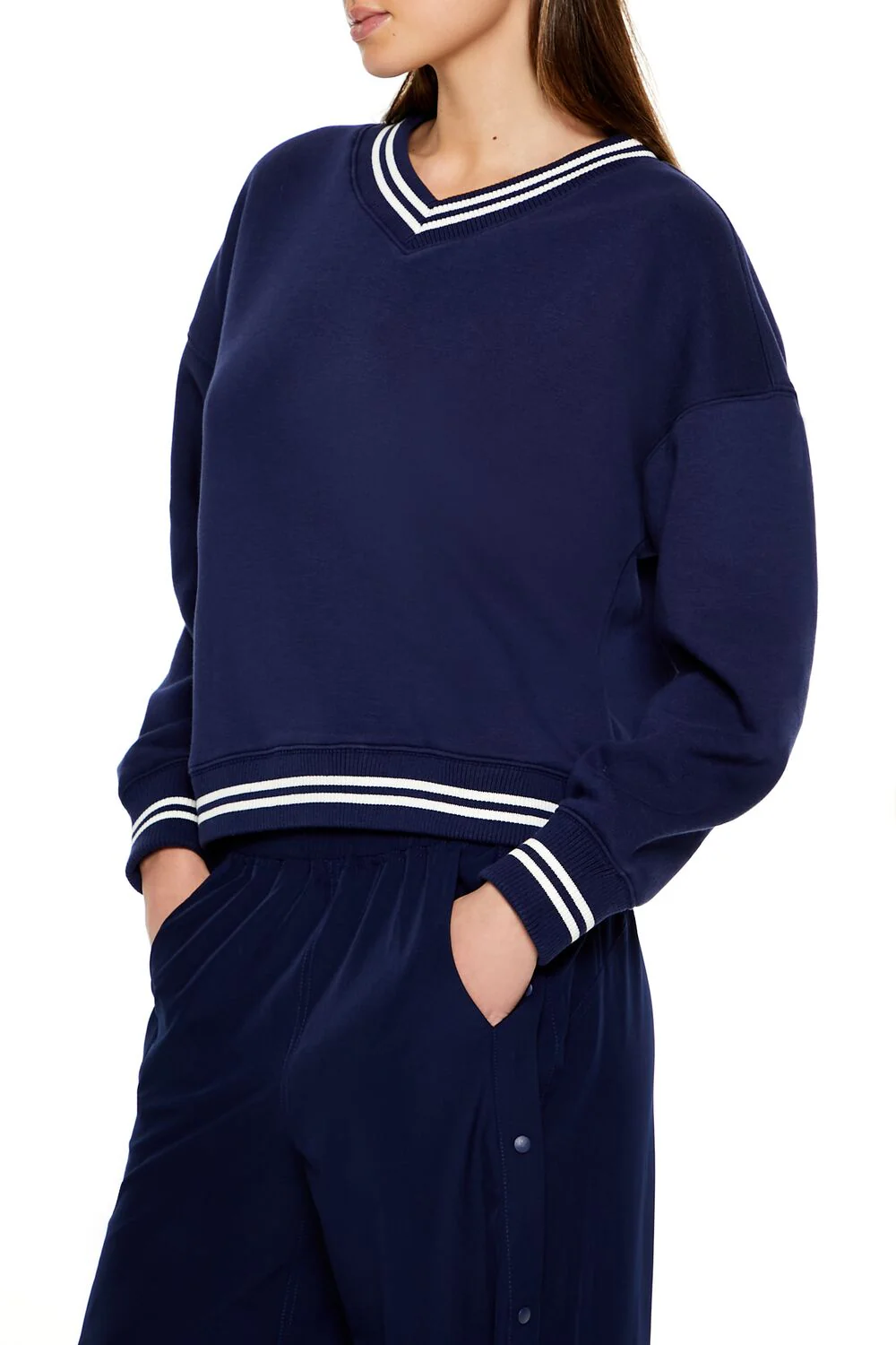 Fleece Drop-Sleeve Pullover - Image 4