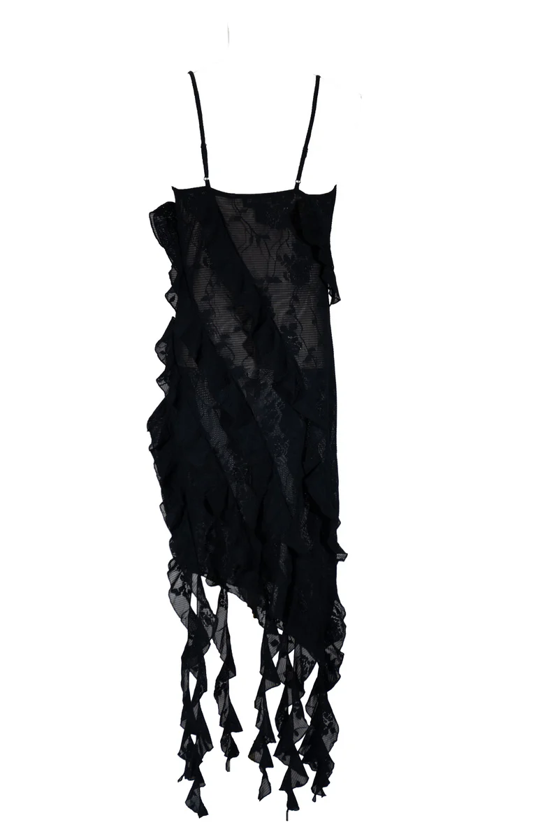 Plus Size Cascading Ruffle Dress - Image 3