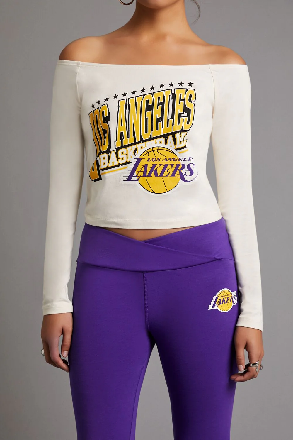 Los Angeles Lakers Off-the-Shoulder Top - Image 3