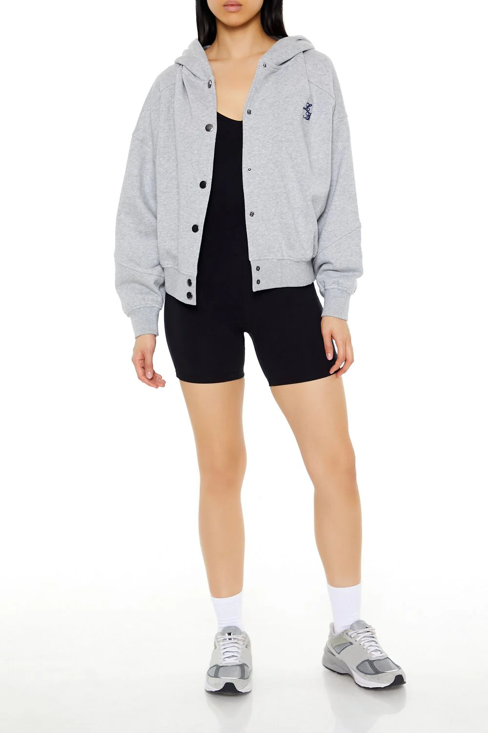 Fleece LA Embroidered Hoodie - Image 2