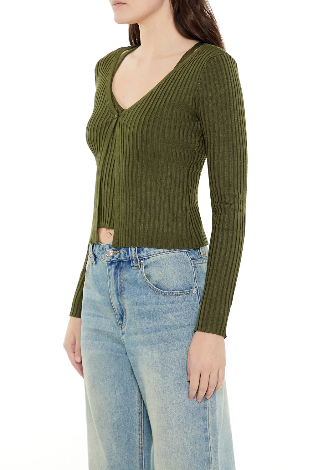 Tank Top & Cardigan Sweater Set - Image 4