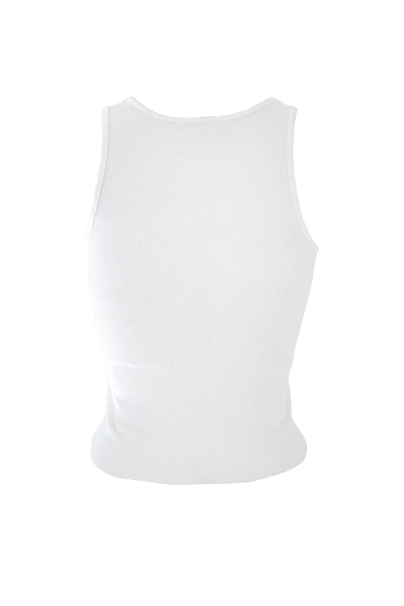 Rib-Knit Supermodel Tank Top - Image 2