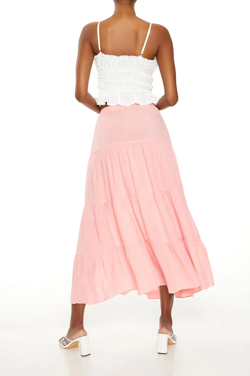 Tiered A-Line Maxi Skirt - Image 4