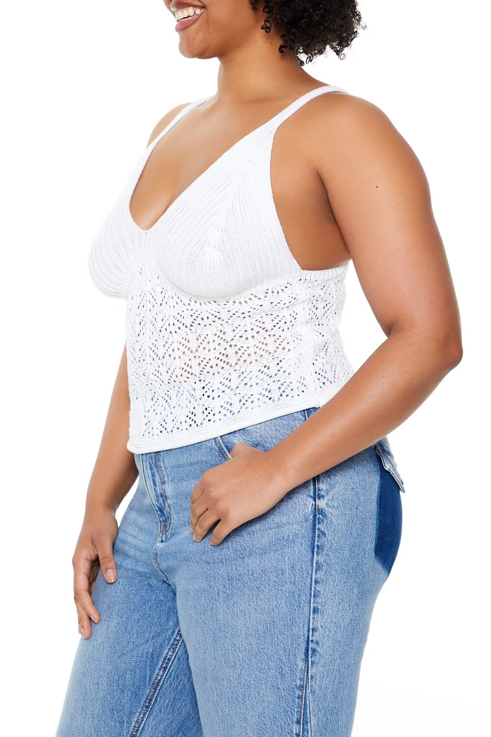 Plus Size Sweater-Knit Cami - Image 4