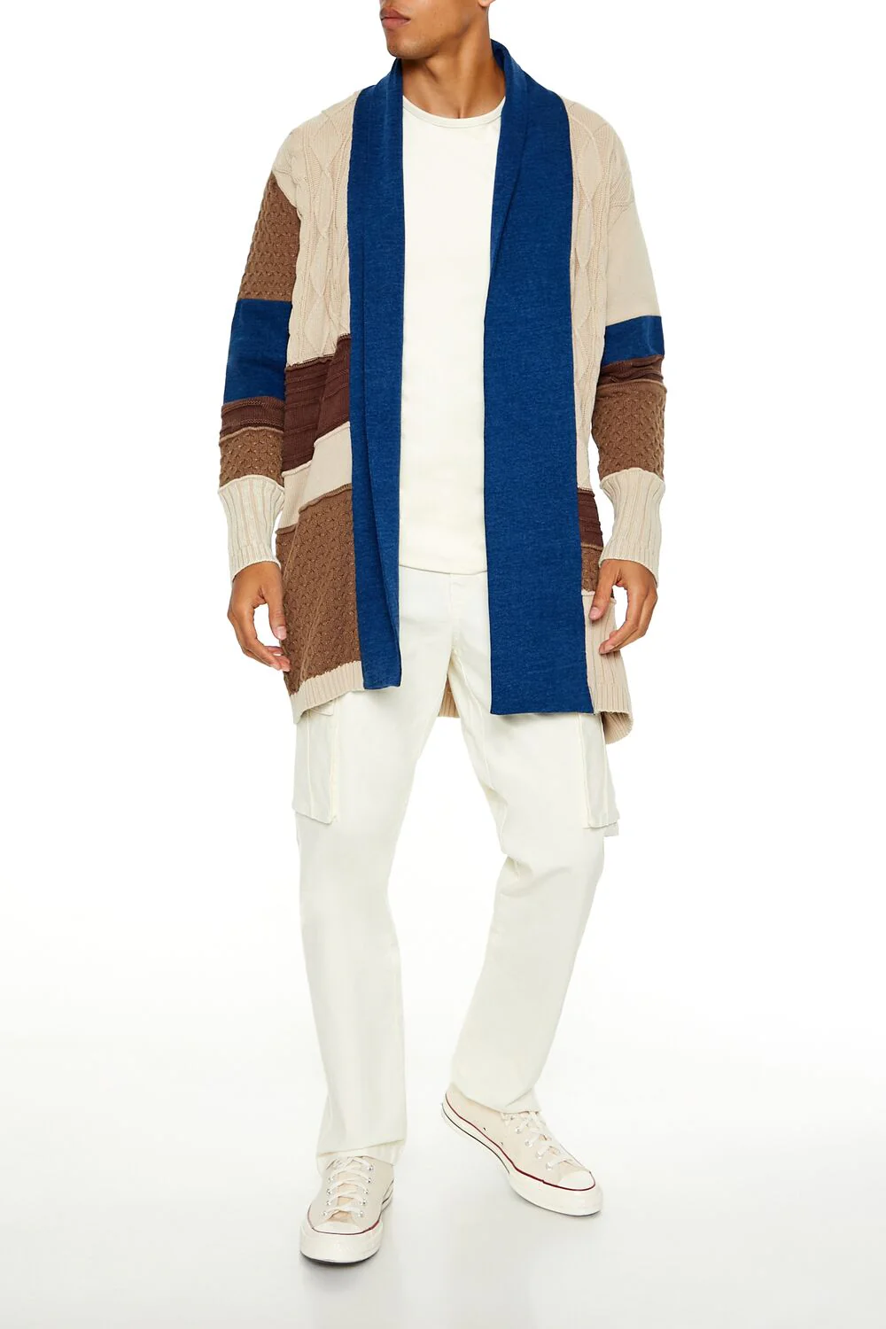 Colorblock Cardigan Sweater - Image 2