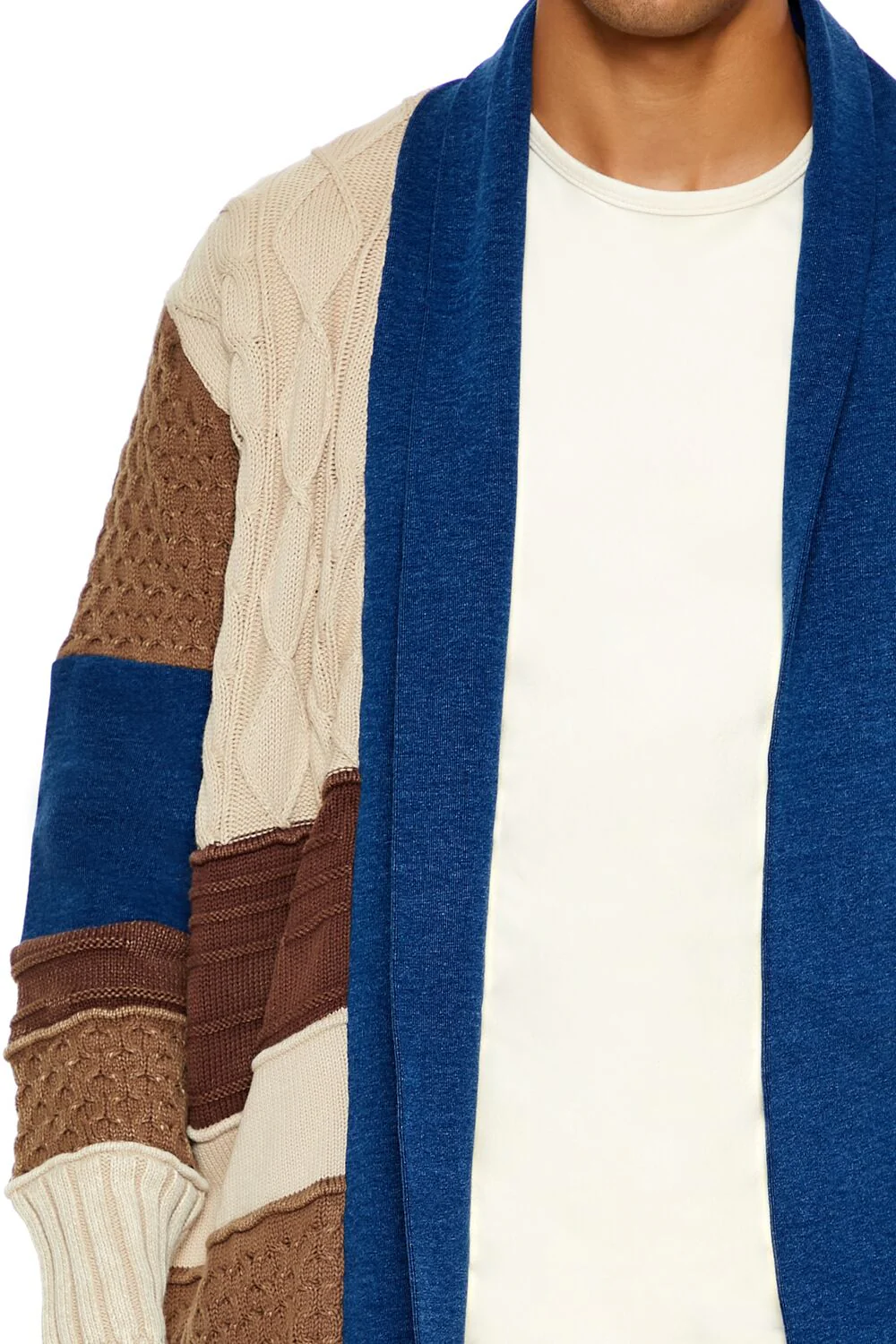 Colorblock Cardigan Sweater - Image 3