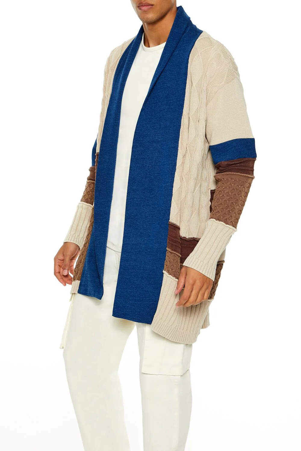 Colorblock Cardigan Sweater - Image 4