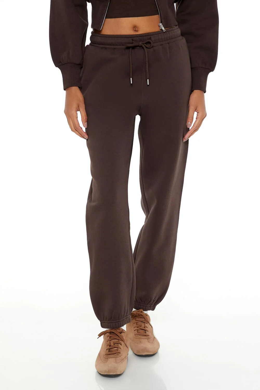 Fleece Drawstring Joggers - Image 2