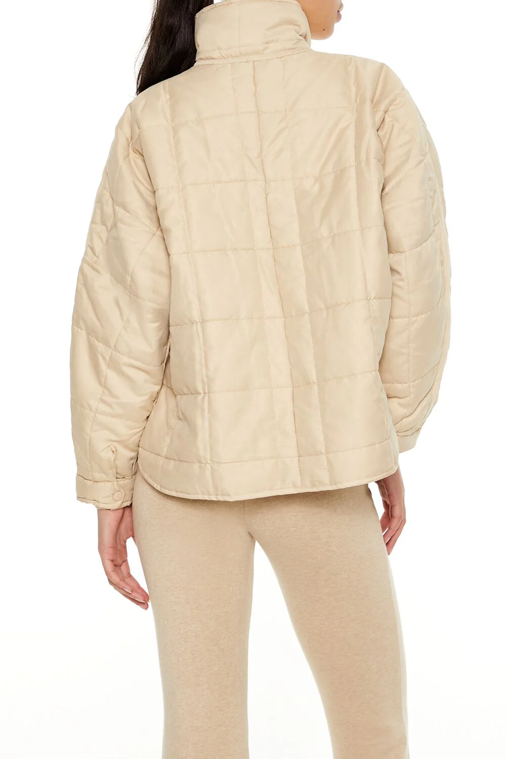 Quilted Dolphin-Hem Jacket - Image 10
