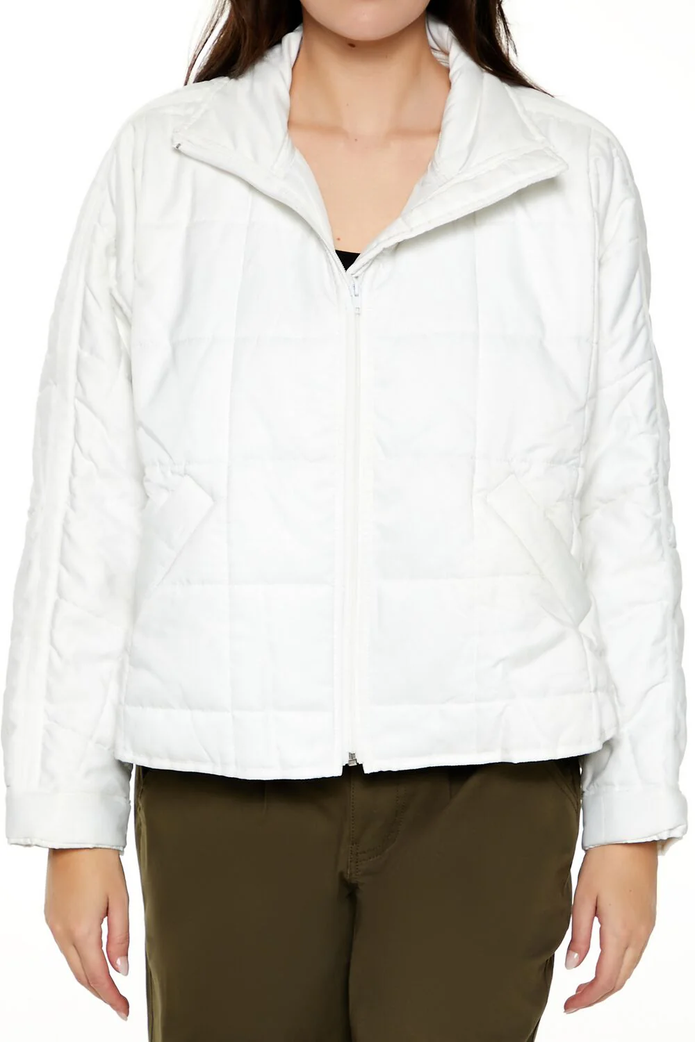 Quilted Dolphin-Hem Jacket - Image 3