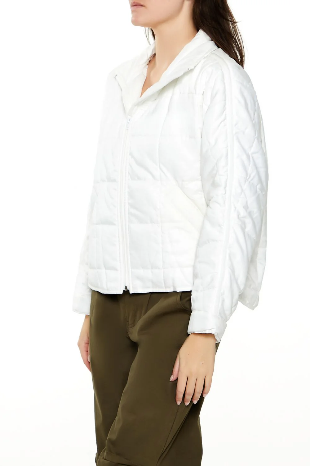 Quilted Dolphin-Hem Jacket - Image 4