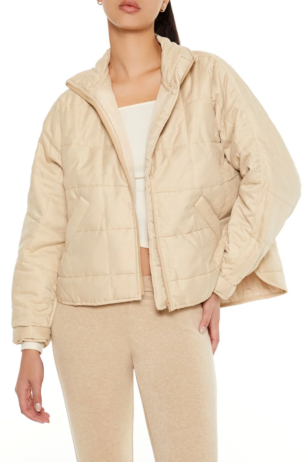 Quilted Dolphin-Hem Jacket - Image 6