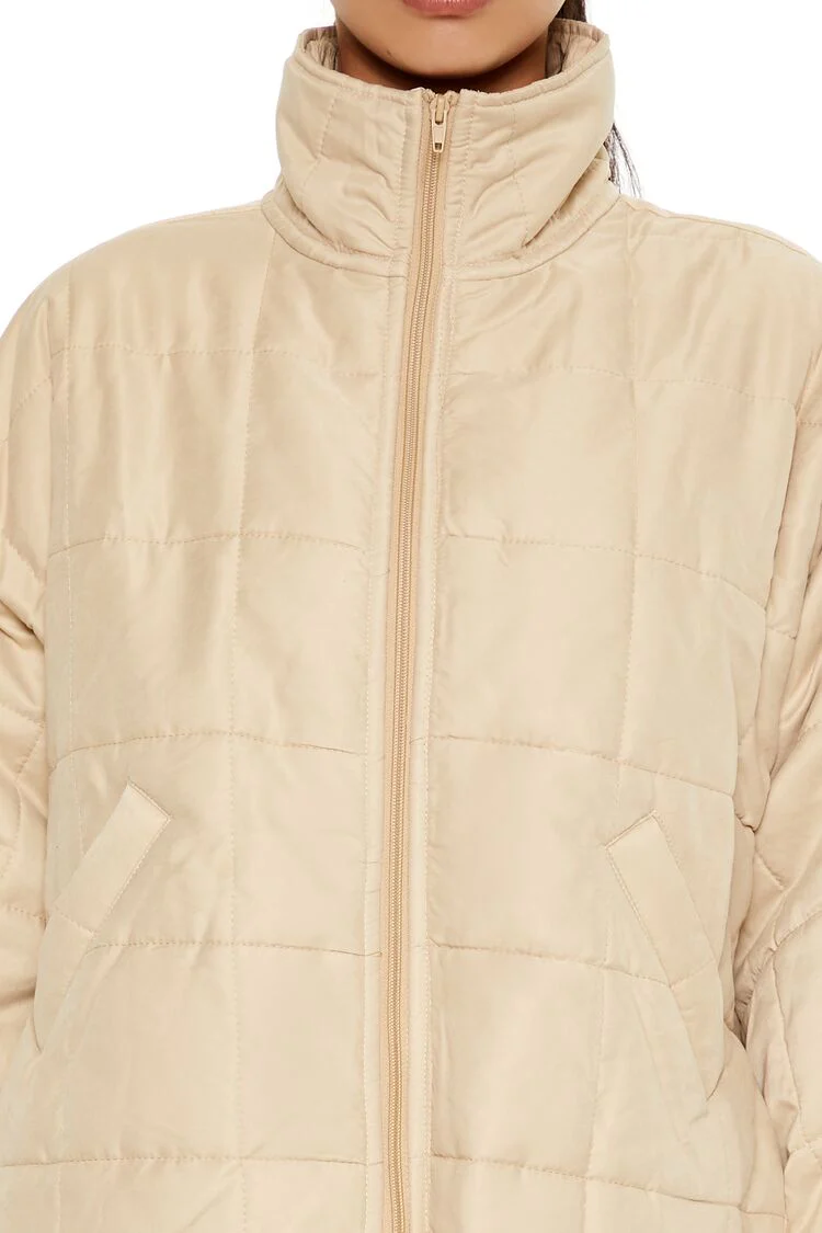 Quilted Dolphin-Hem Jacket - Image 8