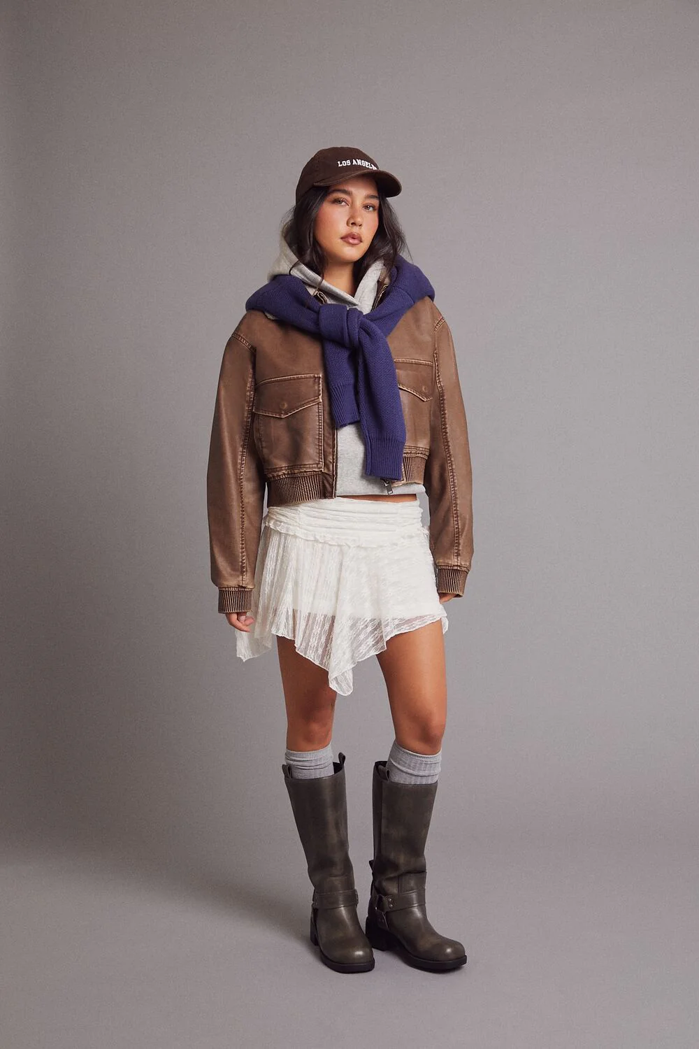 Lace Handkerchief Mini Skirt - Image 6