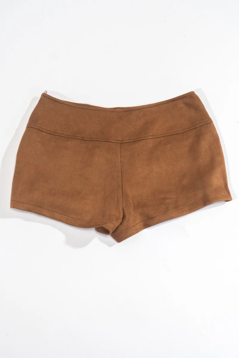 Faux Suede Studded Skort - Image 3