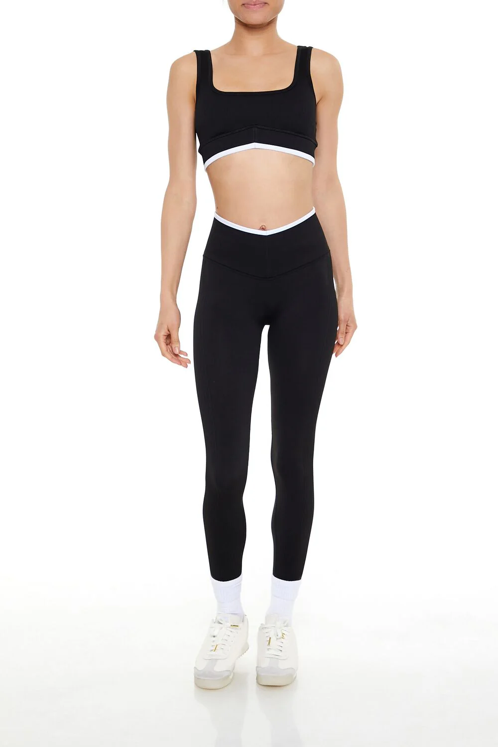 Seamless Two-Tone Sports Bra - Image 2