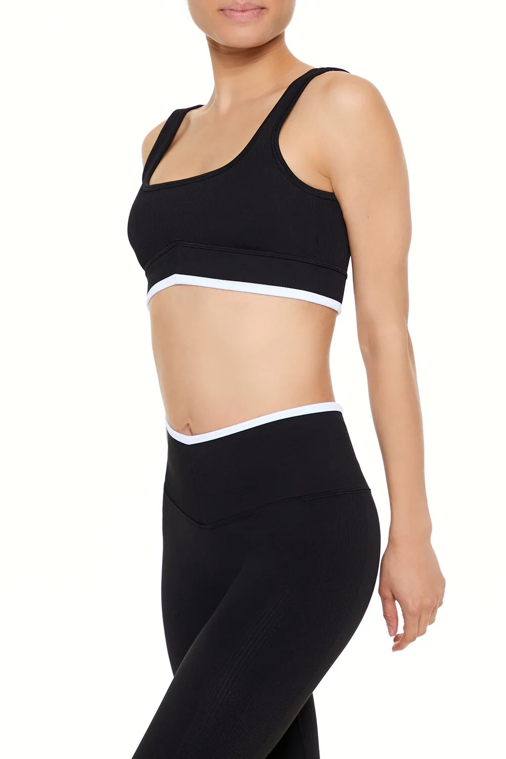 Seamless Two-Tone Sports Bra - Image 4