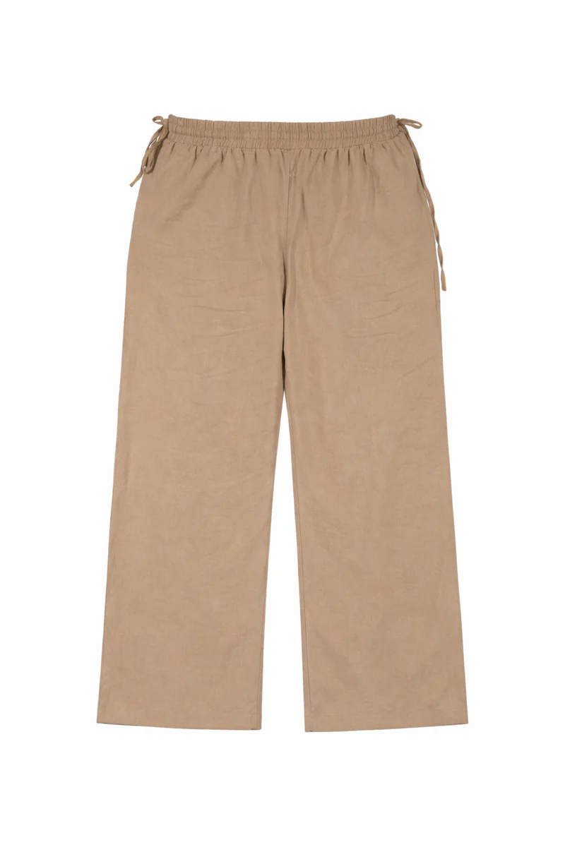 Plus Size Wide-Leg Side-Drawstring Pants - Image 3