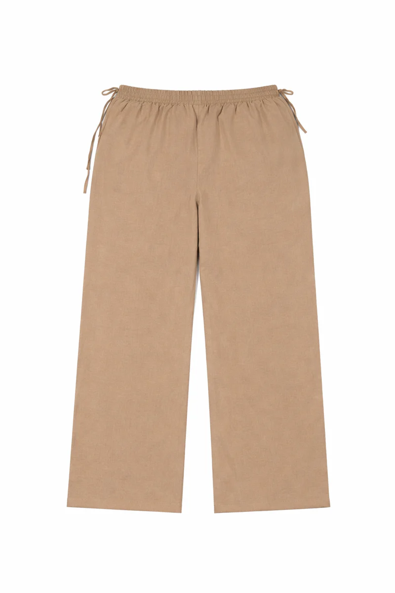 Plus Size Wide-Leg Side-Drawstring Pants - Image 4